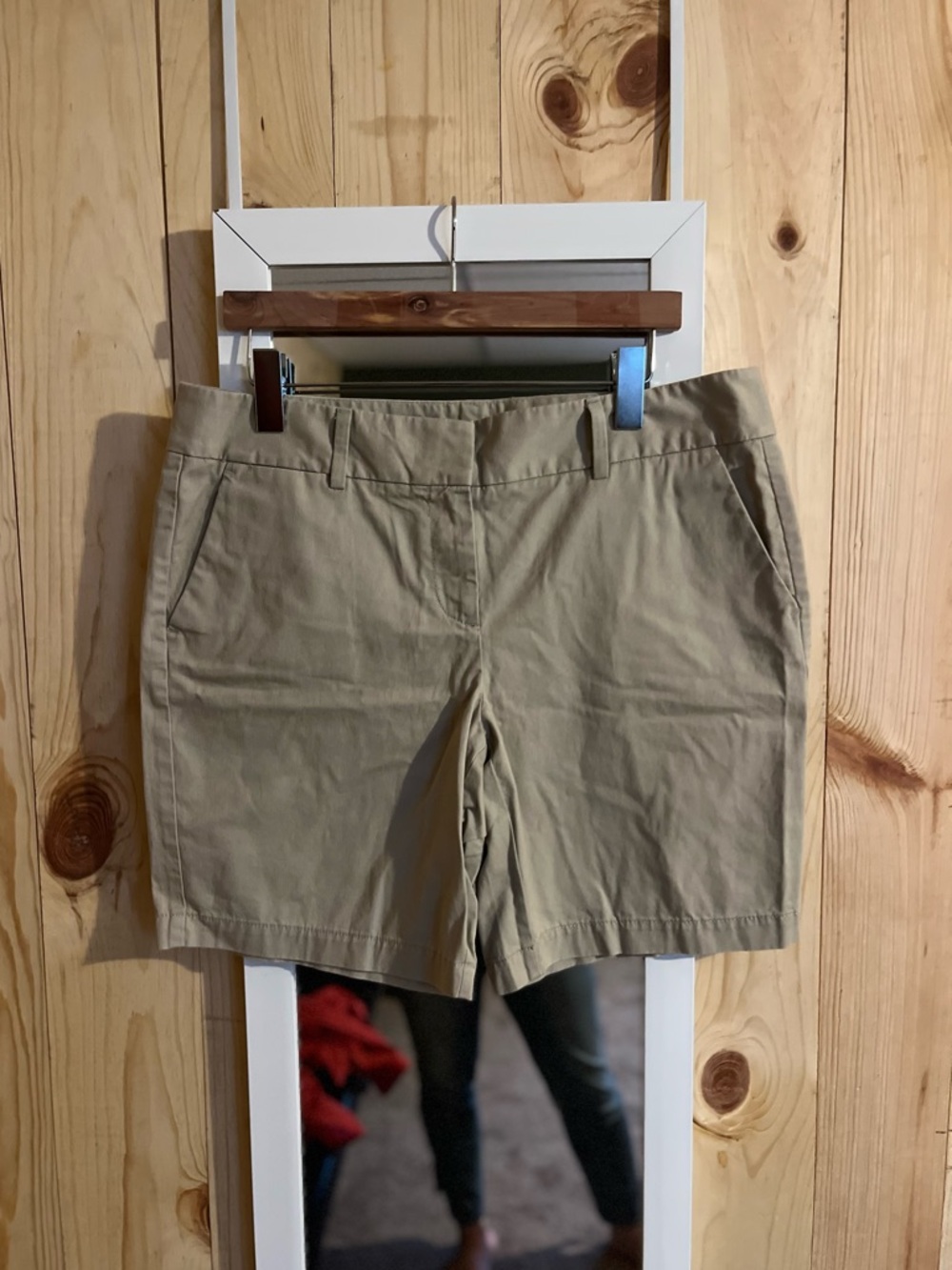 Loft Tan Chino Shorts 100% Cotton NWT